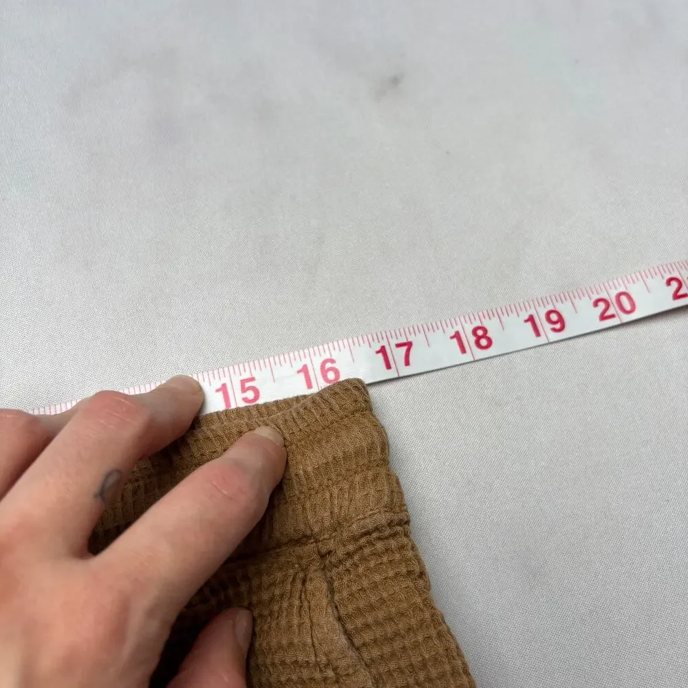 Universal Works Simple Shorts Nippon Waffle Knit Men's 34 Cotton Minimalist